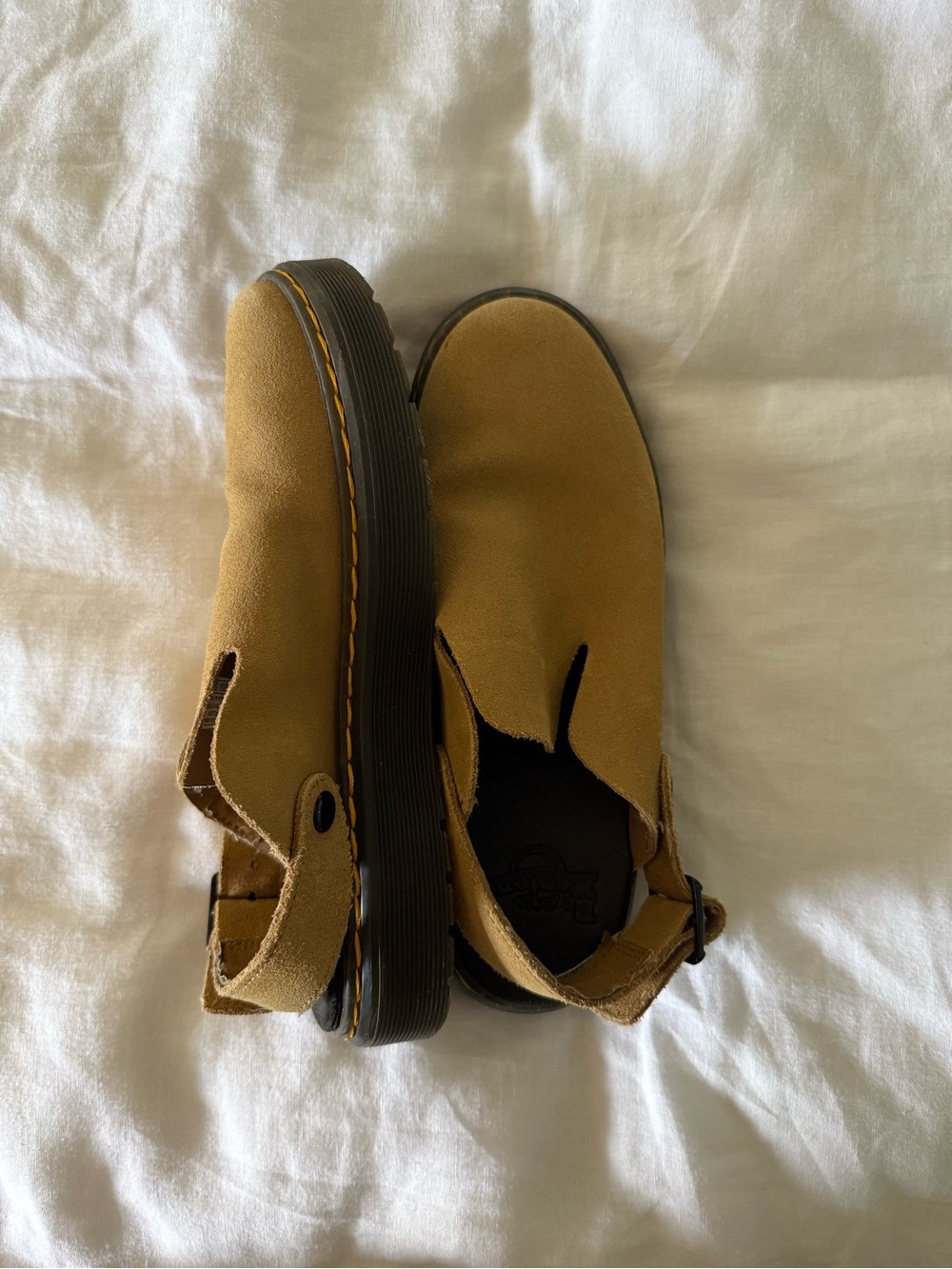 Dr. Marten’s Suede Slingback Mules